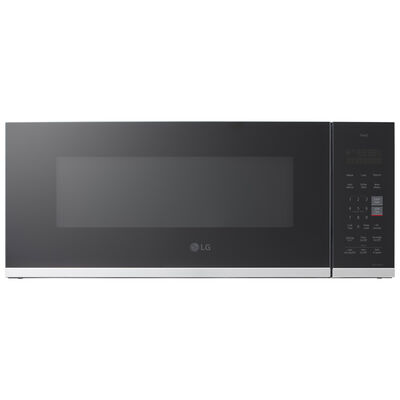 LG 30 in. 1.3 cu. ft. Over-the-Range Smart Microwave with 10 Power Levels & 400 CFM - PrintProof Stainless Steel | MVEF1323F
