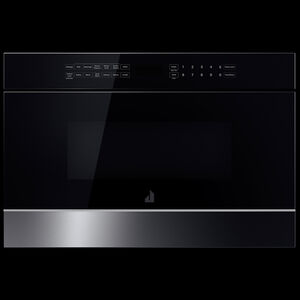 JennAir Noir 24 in. 1.2 cu. ft. 950W Drawer Microwave with Sensor Cooking - Floating Glass Black, , hires