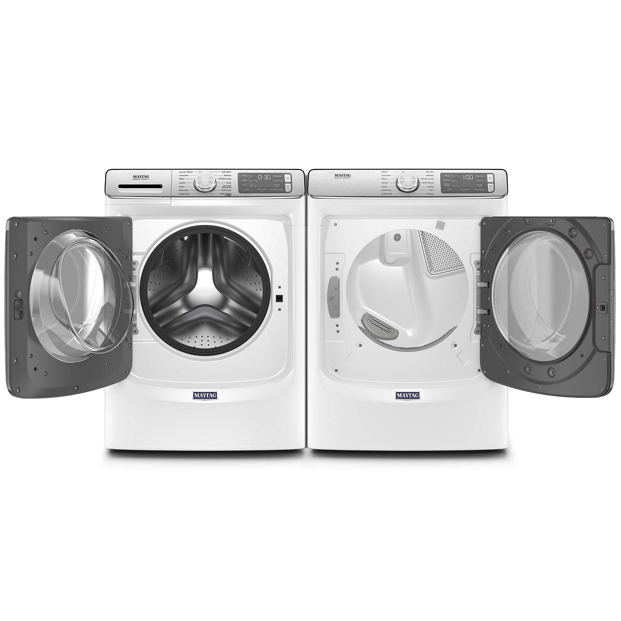 Maytag 27 in. 5.0 cu. ft. Smart Stackable Front Load Washer with