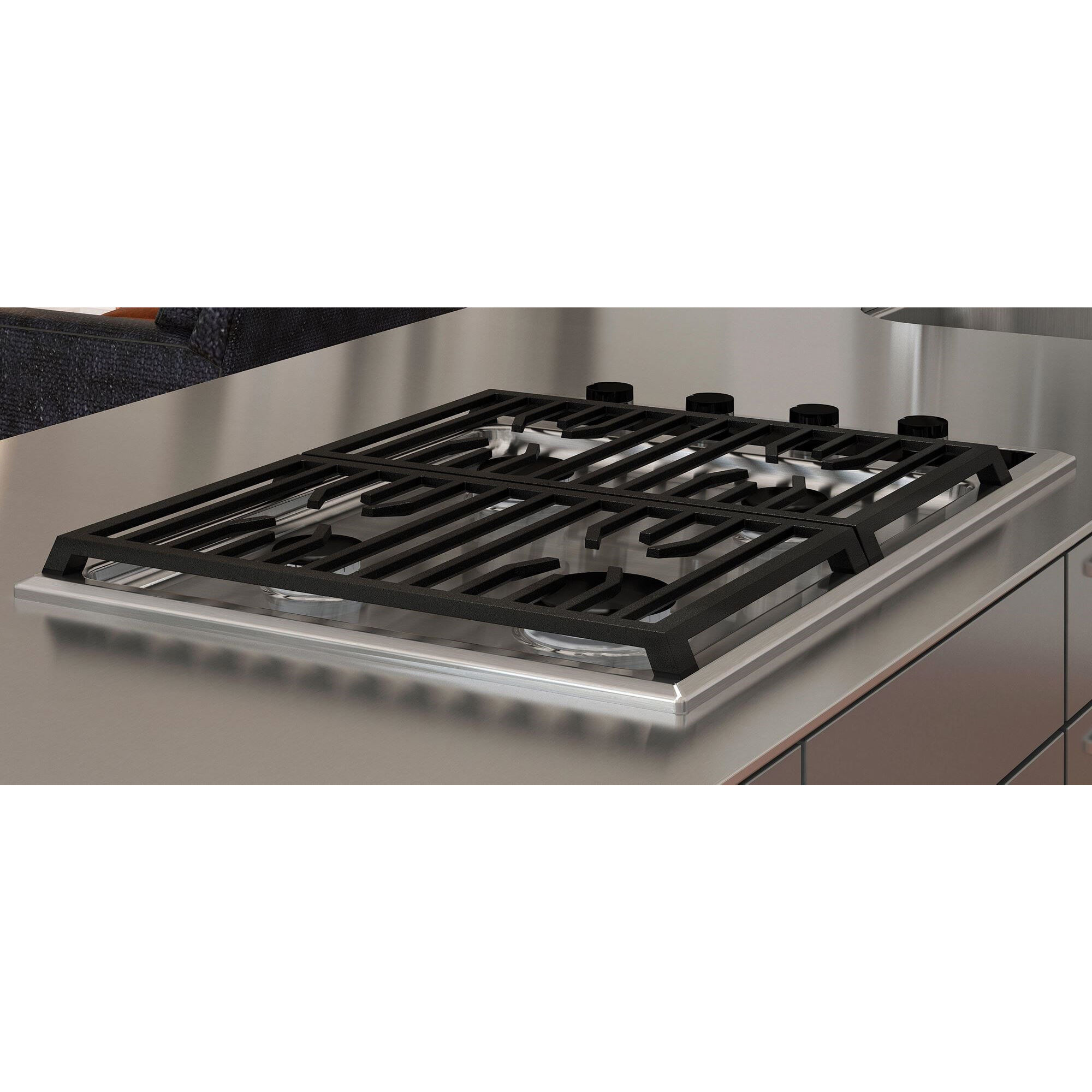 Wolf Transitional 30 in. 4-Burner LP Gas Cooktop with Simmer