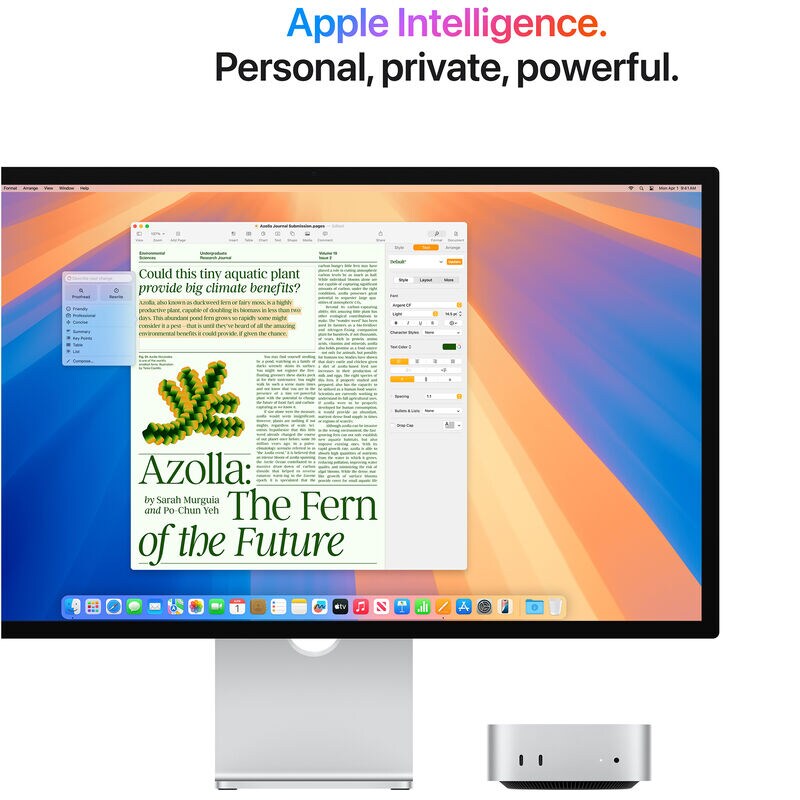 Apple - Mac mini Desktop - Latest Model - M4 chip - Built for Apple Intelligence - 24GB Memory - 512GB SSD - Silver, , hires