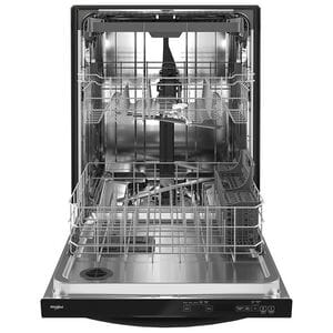 Whirlpool 24 in. Top Control Dishwasher with 47 dBa Sound Level & 3rd-Rack - Black, Black, hires