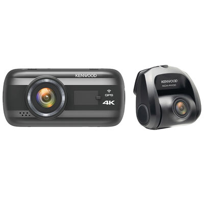 Kenwood 4K Ultra HD Front & Rear Dash Cam w/3" display, Wi-Fi, and GPS | DRV-A601WDP