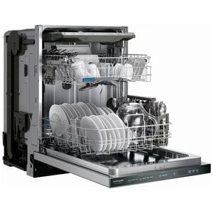 Frigidaire Gallery 24 in. Top Control Dishwasher with 47 dBa Sound Level, 3rd-Rack, CleanBoost & Pocket - Stainless Steel, , hires