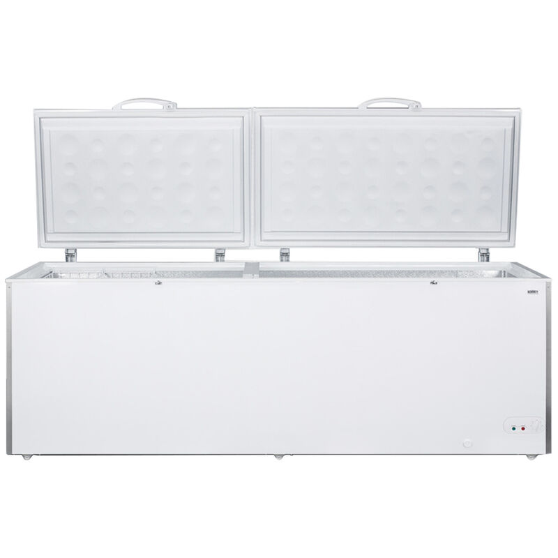 Summit Commercial Series 91 in. 26.7 cu. ft. Chest Freezer with Knob Control - White, , hires