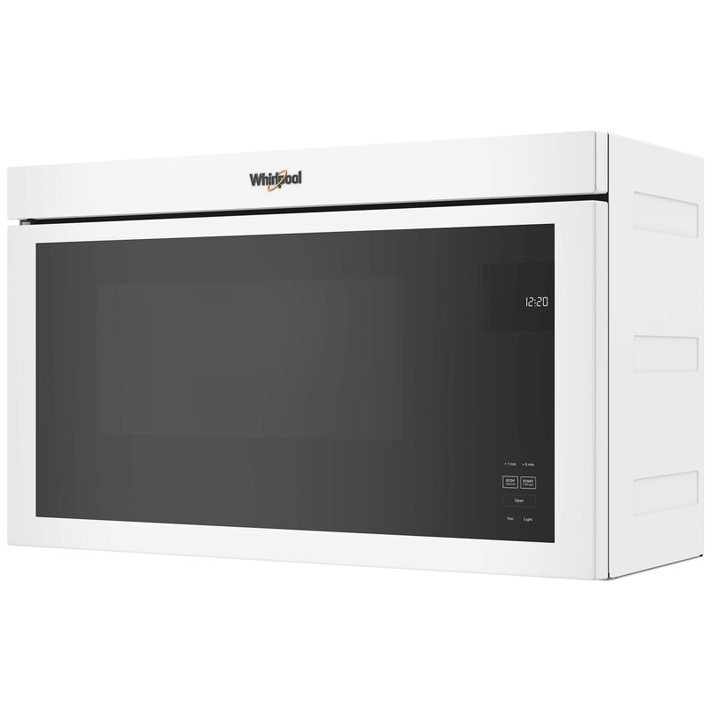 Whirlpool 30 in. 1.1 cu. ft. Over-the-Range Microwave with 10 Power Levels, 300 CFM & Sensor Cooking Controls - White, White, hires