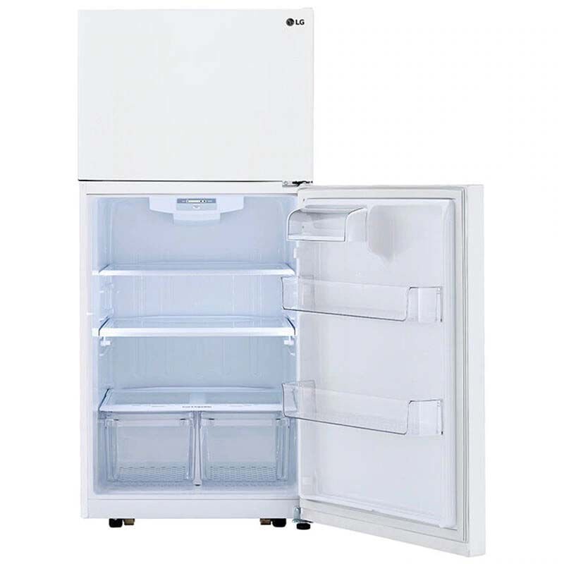 LG 30 in. 20.2 cu. ft. Top Freezer Refrigerator - White, White, hires