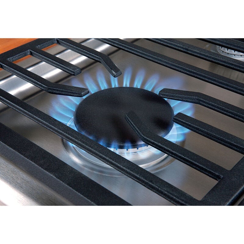 Wolf Transitional 36 in. 5-Burner Natural Gas Cooktop with Simmer Burner & Power Burner - Stainless Steel, , hires
