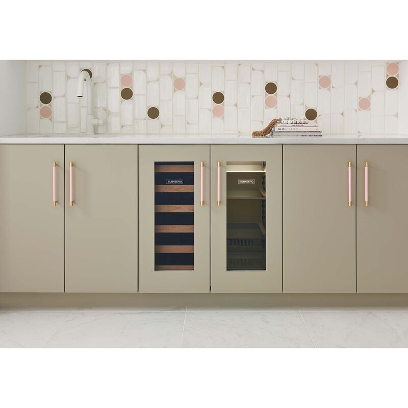 Sub-Zero Designer Series 15 in. Built-In 3.1 cu. ft. Smart Compact Beverage Center with Adjustable Shelves & Digital Control - Custom Panel Ready, , hires