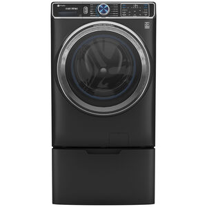 GE 16 in. Pedestal for Washers - Carbon Graphite, , hires