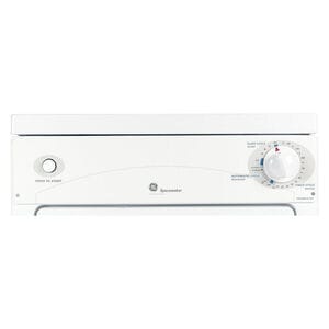 GE Spacemaker Series 24 in. 3.6 cu. ft. Electric Dryer with 3 Dry Programs - White, , hires