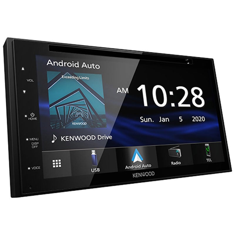 Kenwood DVD Receiver with 6.8 in. WVGA Touchscreen Display, Built-In Bluetooth, Apple CarPlay & Android Auto, , hires