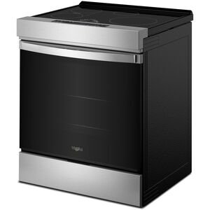 Whirlpool 30 in. 6.4 cu. ft. Air-Fry True European Convection Slide-In Electric Range with 4 Induction Burners - Fingerprint Resistant Stainless Steel, , hires
