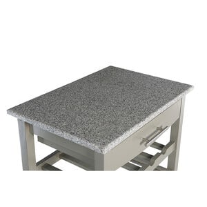 Cullen Kitchen Cart with Granite Top-Gray, , hires