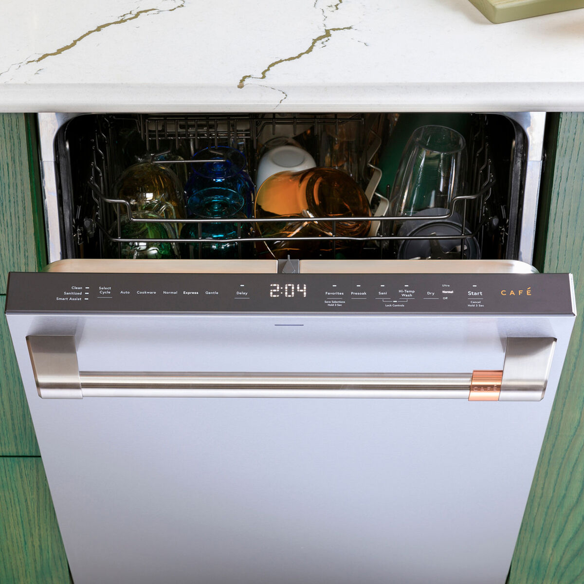 Cafe 24 in. Top Control Flush-Mount Dishwasher with 42 dBa Sound