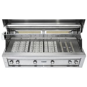 Lynx Professional 54 in. 4-Burner Natural Gas Grill with Rotisserie & Smoker Box - Stainless Steel, , hires
