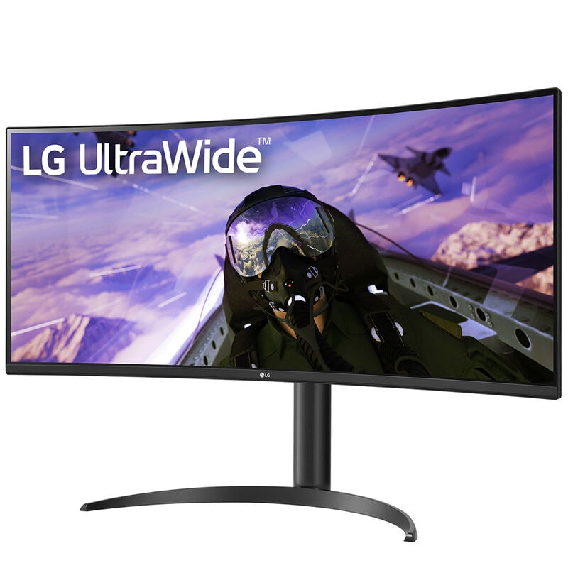 LG 34" UltraWide QHD HDR Curved Gaming Monitor with AMD FreeSync Premium 160Hz Refresh Rate, , hires