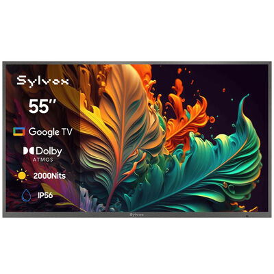 Sylvox - Pool Pro 3.0 55" Class Full Sun 4K UHD QLED Smart Google Outdoor TV | OQ55A2A1GF