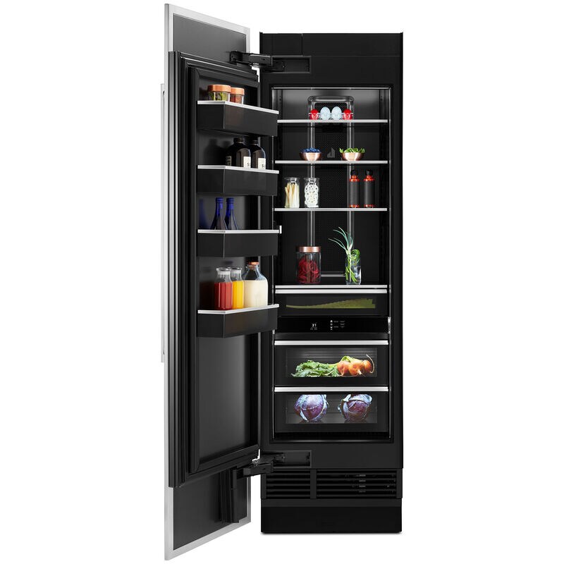 JennAir 24 in. Left-Hinged Built-In 13.0 cu. ft. Smart Counter Depth Freezerless Refrigerator with Internal Water Dispenser - Custom Panel Ready, , hires