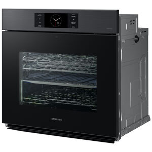 Samsung Bespoke 30 in. 5.1 cu. ft. Smart Steam Electric Single Wall Oven with Dual Convection - Matte Black, , hires