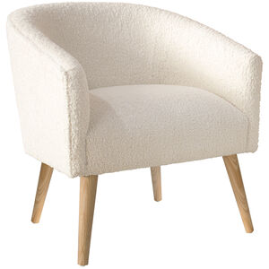 Skyline Furniture Club Chair in Faux Fur Fabric - Natural, , hires