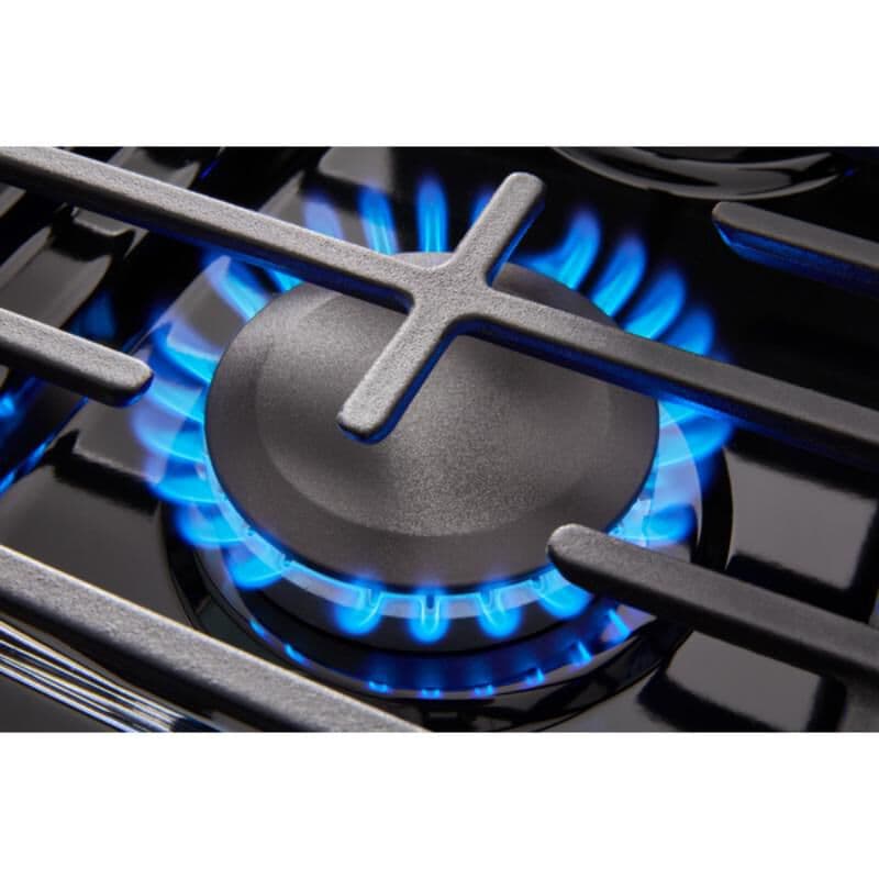 Whirlpool 30 in. 5.0 cu. ft. Air-Fry Standard Convection Gas Range with 5 Sealed Burners - Black, , hires