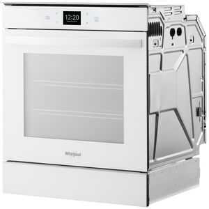 Whirlpool 24 in. 2.9 cu. ft. Electric Smart Wall Oven with True European Convection & Self Clean - White, , hires