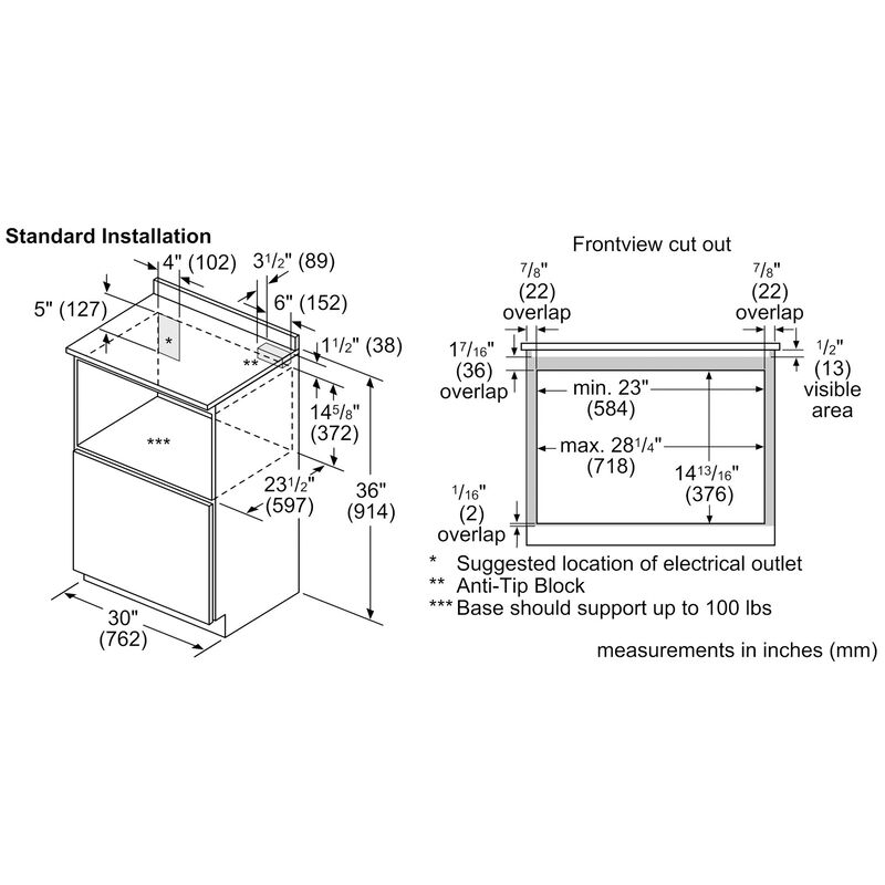 Bosch 800 Series 30 in. 1.2 cu. ft. Microwave Drawer with 11 Power