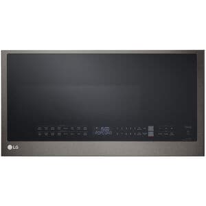 LG 30 in. 1.7 cu. ft. 950W Smart Over-the-Range Microwave with 300 CFM, Convection & Sensor Cooking - PrintProof Black Stainless Steel, PrintProof Black Stainless Steel, hires