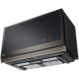 LG 30 in. 2.1 cu. ft. 1050W Smart Over-the-Range Microwave with 400 CFM & Sensor Cooking - PrintProof Black Stainless Steel, PrintProof Black Stainless Steel, hires