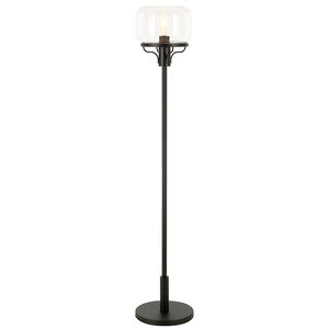 Hudson & Canal Tatum Blackened Bronze Globe & Stem Floor Lamp, , hires