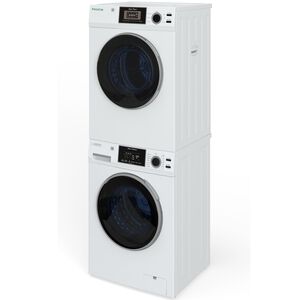 Equator 24 in. 1.62 cu. ft. Electric Front Load Laundry Center with Sensor Dry, Pet & Sanitize Cycle - White, , hires