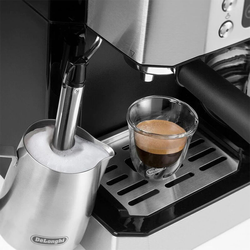 Onhandig markeerstift mat De'Longhi All-in-One Coffee & Espresso Maker, Cappuccino, Latte Machine +  Advanced Milk Frother | P.C. Richard & Son