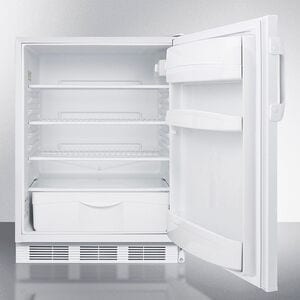 Summit AccuCold 24 in. 5.5 cu. ft. ADA Complaint Undercounter Refrigerator - White, , hires