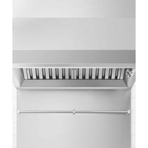 Fisher & Paykel Series 9 36 in. Ducted Canopy Pro Style Style Range Hood with 1200 CFM, 4 Fan Speeds & 2 Halogen Lights - Stainless Steel, , hires