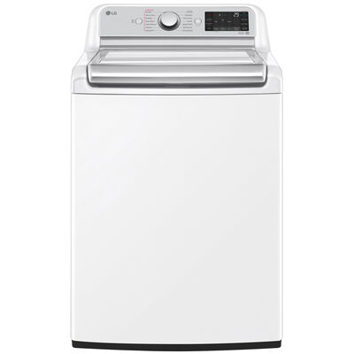 LG 27 in. 5.5 cu. ft. Smart Top Load Washer with TurboWash3D Technology, Allergiene, Sanitize & Steam Wash Cycle - White | WT7900HWA