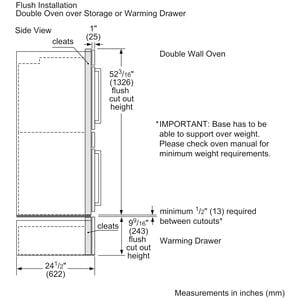 Bosch 800 Series 30 in. 9.2 cu. ft. Top Control Electric Double Wall Oven with True European Convection - Stainless Steel, , hires