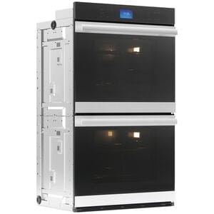 Sharp 30 in. 10 cu. ft. Top Control Electric Double Wall Oven with True European Convection - Stainless Steel, , hires