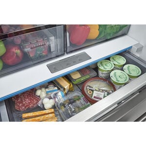 Frigidaire Professional 36 in. 22.6 cu. ft. Counter Depth French Door Refrigerator with Ice & Water Dispenser - Stainless Steel, , hires