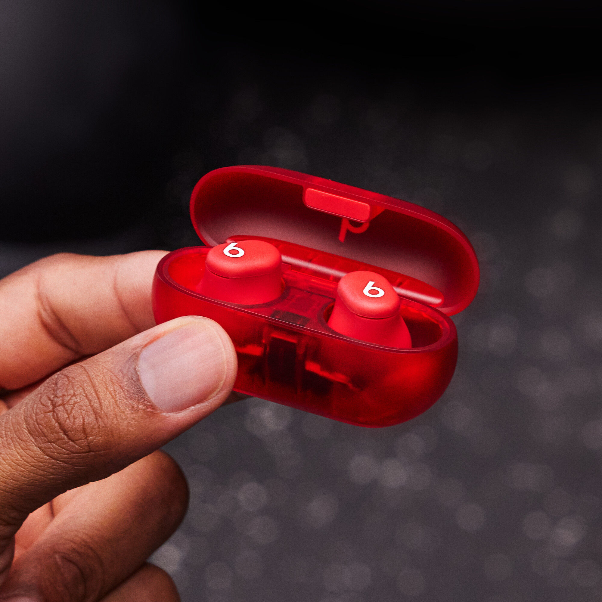 Beats Solo Buds True Wireless Earbuds - Transparent Red | P.C.