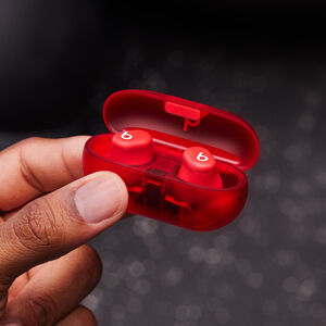 Beats Solo Buds True Wireless Earbuds - Transparent Red, , hires