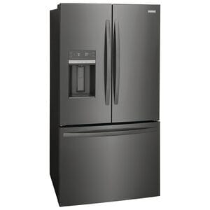 Frigidaire 36 in. 27.8 cu. ft. French Door Refrigerator with Ice & Water Dispenser - Black Stainless, Black Stainless, hires