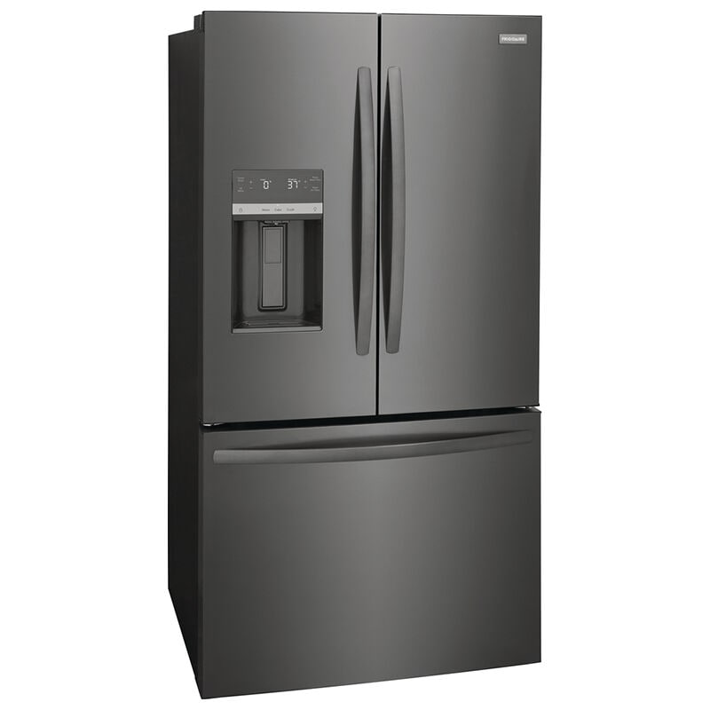 Frigidaire 36 in. 27.8 cu. ft. French Door Refrigerator with Ice & Water Dispenser - Black Stainless, Black Stainless, hires