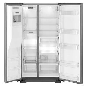 Whirlpool 36 in. 20.6 cu. ft. Counter Depth Side-by-Side Refrigerator with Ice & Water Dispenser - Fingerprint Resistant Stainless, , hires