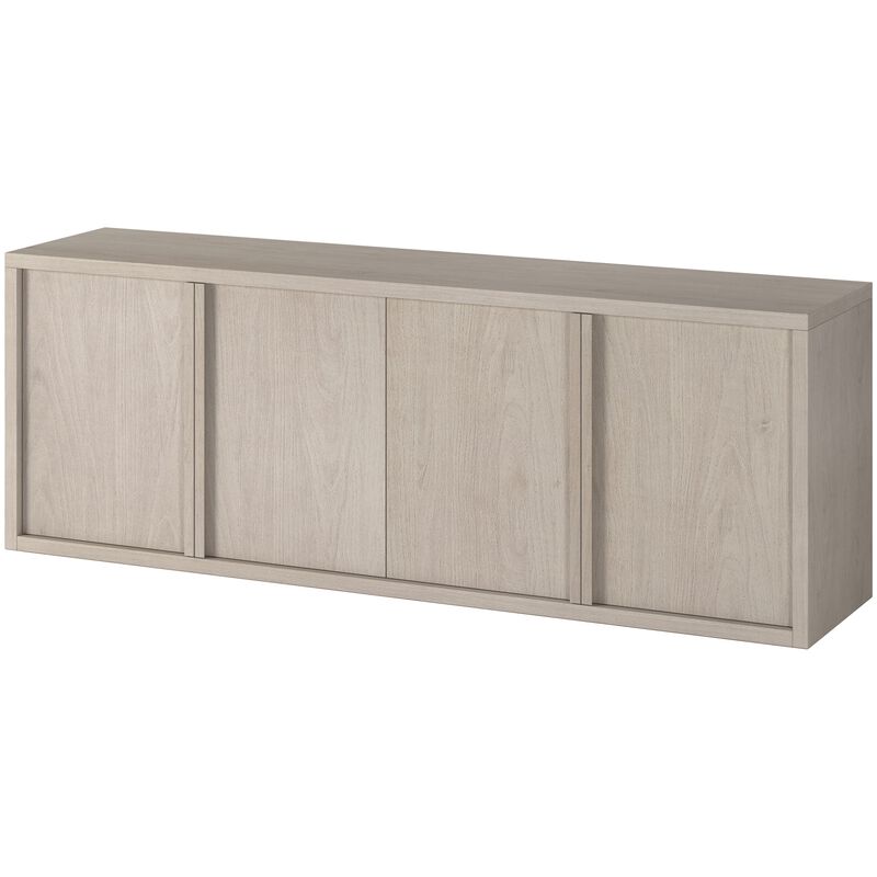 Preston & Cole Adaline 68" Wide TV Stand for TVs up to 75" - Alder White, , hires