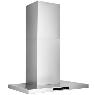 Broan Elite EWT1 Series 30 in. Convertible Chimney Style Range Hood with 640 CFM, 4 Fan Speeds & 2 LED Lights - Stainless Steel | EWT1306SS
