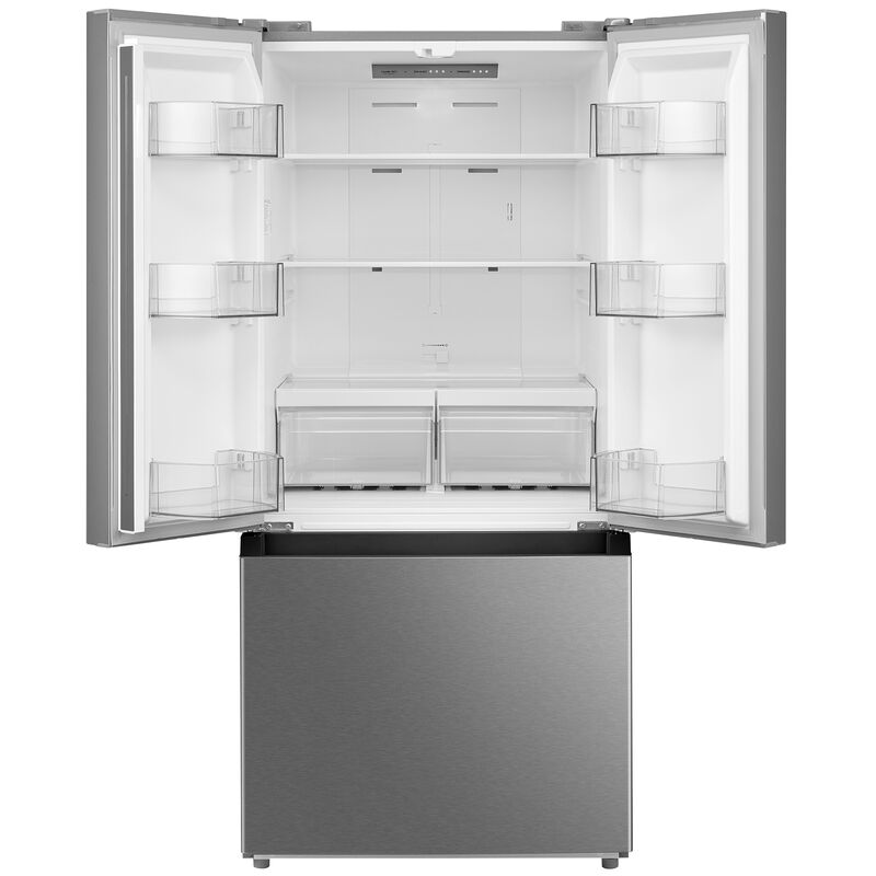 Midea 30 in. 18.4 cu. ft. French Door Refrigerator - Stainless Steel, , hires