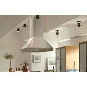 Wolf 66 in. Ducted Chimney Style Range Hood with 3 LED Lights - Stainless Steel, , hires