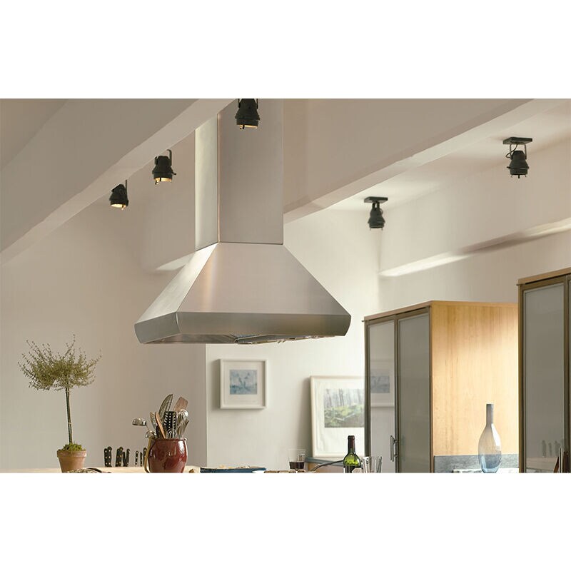 Wolf 66 in. Ducted Chimney Style Range Hood with 3 LED Lights - Stainless Steel, , hires