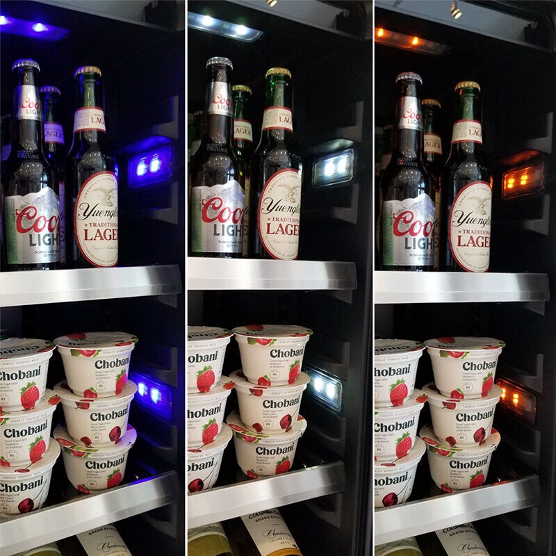 XO 24 in. Built-In/Freestanding Combo Wine & Beverage Center with Pull-Out Shelves & Digital Control - Stainless Steel, Stainless Steel, hires